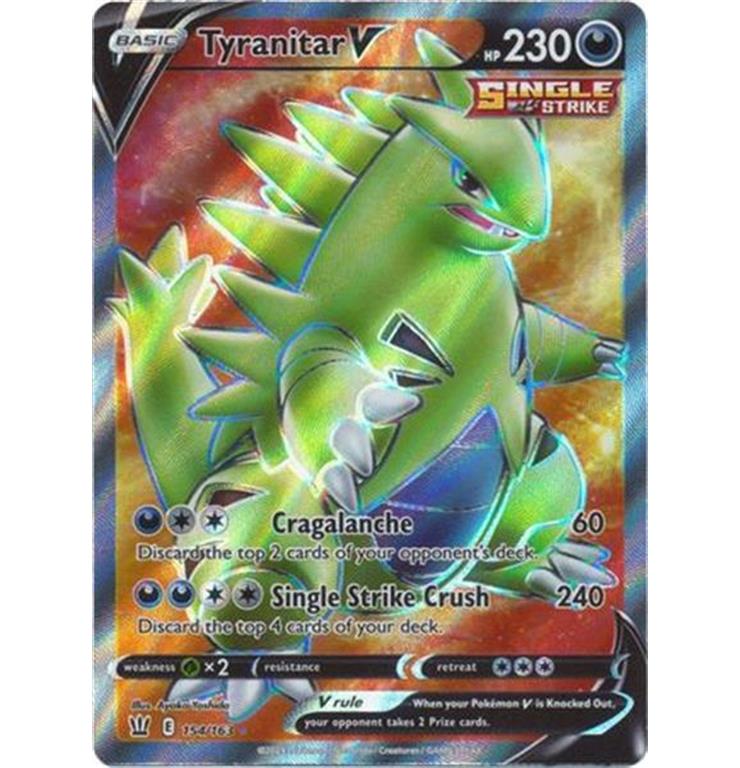 Tyranitar V Full Art 154 163 Pokémon kaArt Battle Styl Kopen