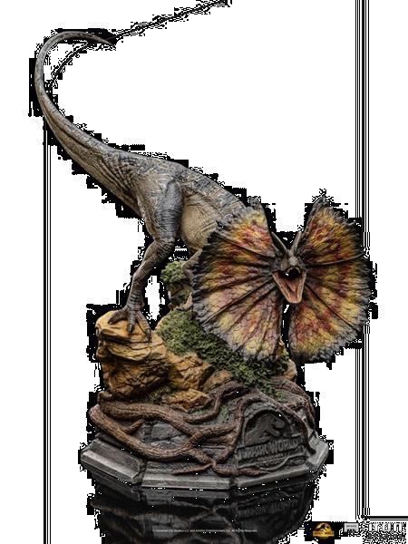 Jurassic World Dominion Art Scale Statue Dilophosaurus Kopen