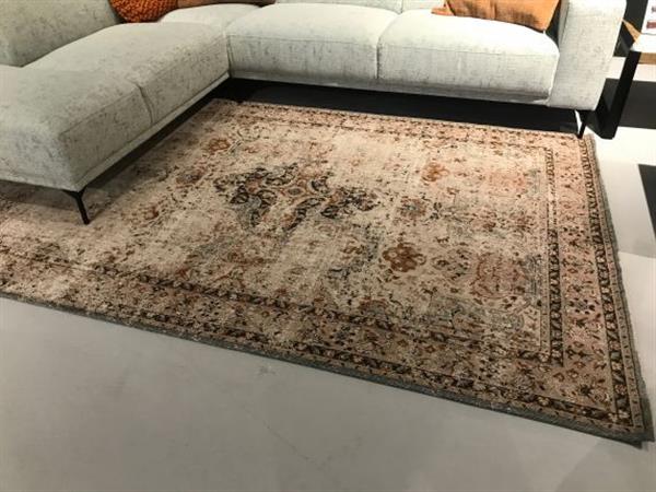 Grote foto vloerkleed brix raffles beige in twee maten verkrijgbaar huis en inrichting eettafels